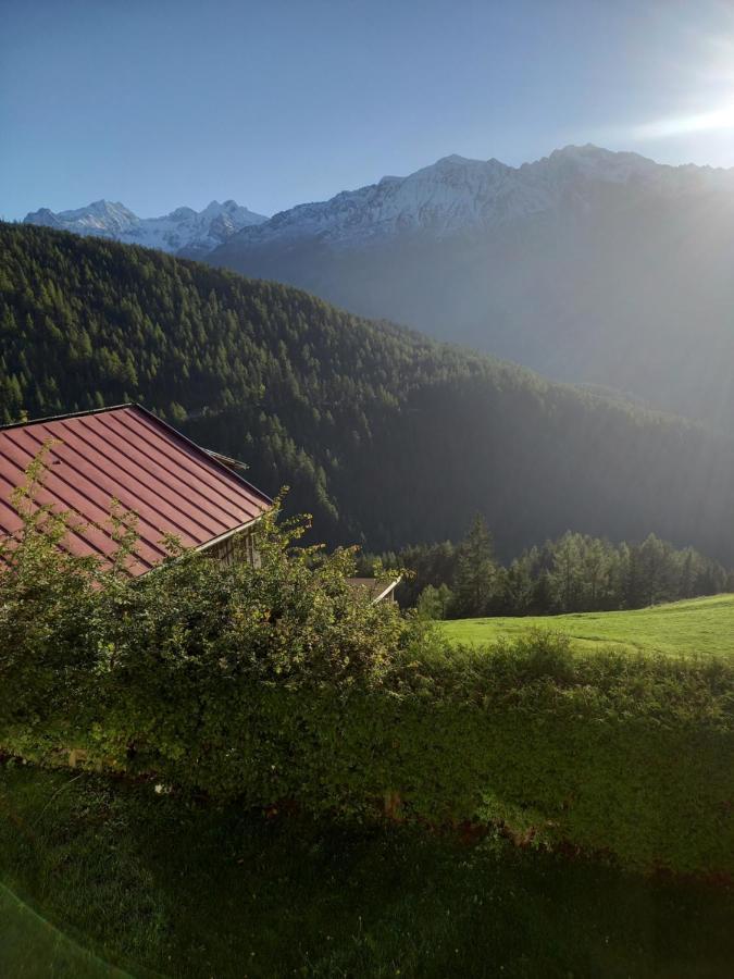 Haus Panorama Appartement Umhausen Buitenkant foto